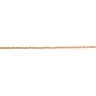 Gold chain on a white background