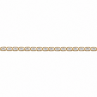 A tennis bracelet with East-West emerald cut lab-grown diamonds set in 14k gold on a white background.
