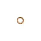 Gold bead on a white background