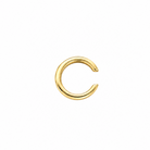 A 14k gold ear cuff on a white background.
